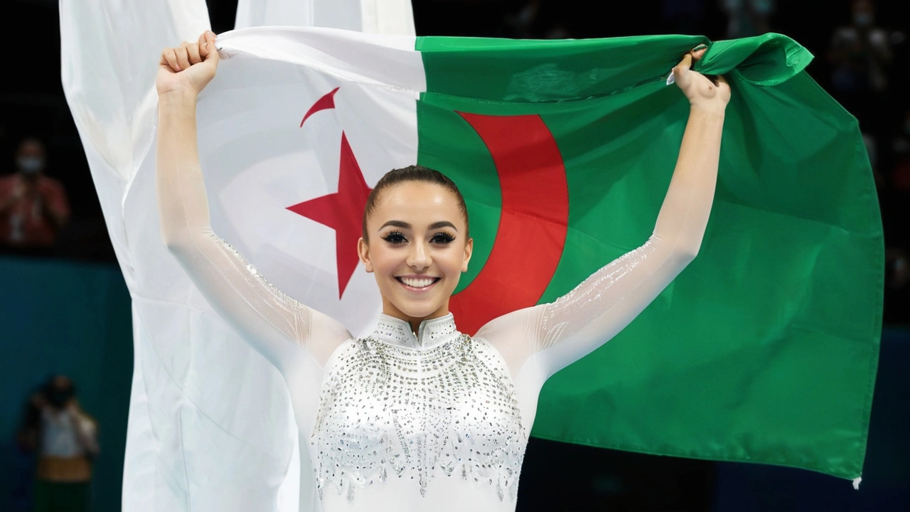 Kaylia Nemour Faz História nos Jogos de Paris com Ouro no Triplo Salto