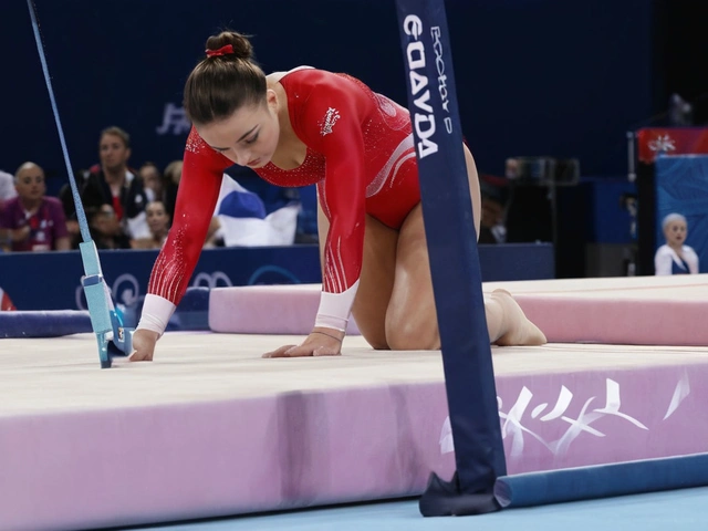 Atleta Britânica Despenca nas Barras Assimétricas nos Jogos Olímpicos 2024 – Vídeo Emocionante