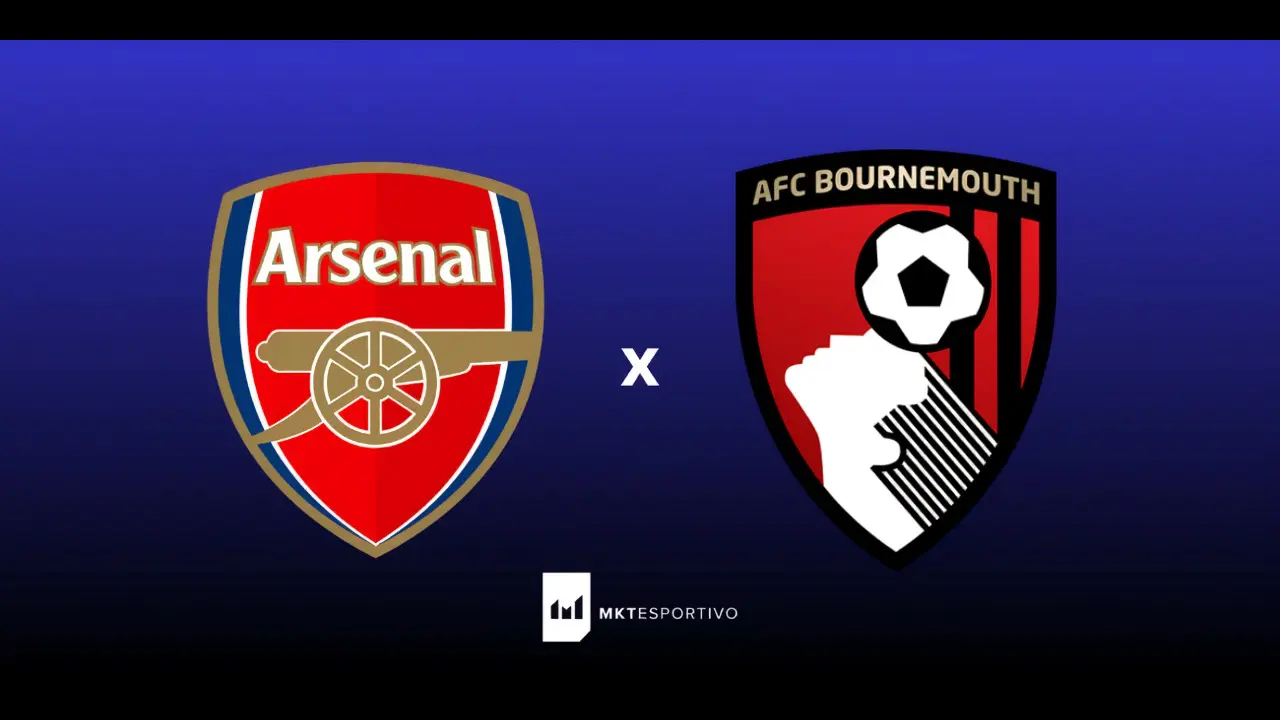 Arsenal busca ampliar liderança contra Bournemouth no Emirates